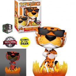 Funko Funko Pop N°117 Ad Icons Cheetos Chester Cheetah (Flames) Vaulted GITD Exclusive Vinyl Figure