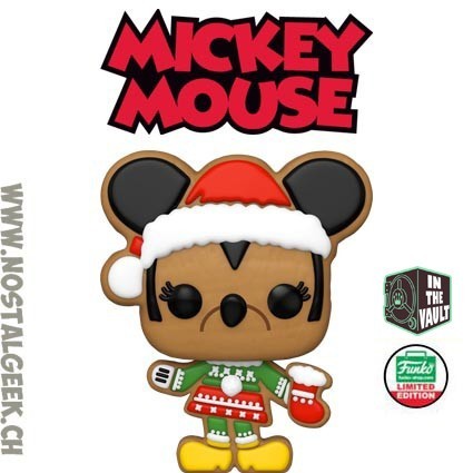 Funko Funko Pop N°995 Disney Holiday Gingerbread Minnie Mouse Vaulted Exclusive Vinyl Figure