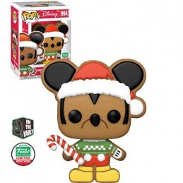 Funko Funko Pop N°994 Disney Holiday Gingerbread Mickey Mouse Vaulted Exclusive Vinyl Figure