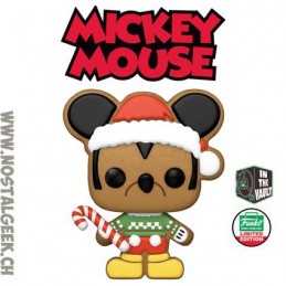 Funko Funko Pop N°994 Disney Holiday Gingerbread Mickey Mouse Vaulted Edition Limitée