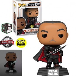 Funko Funko Pop N°380 Star Wars The Mandalorian Moff Gideon Vaulted Phosphorescent Edition limitée