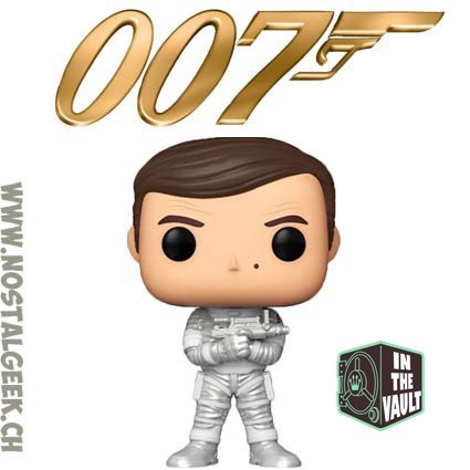 Funko Funko Pop N°1009 Movies James Bond Roger Moore From Moonraker Vaulted Vinyl Figure