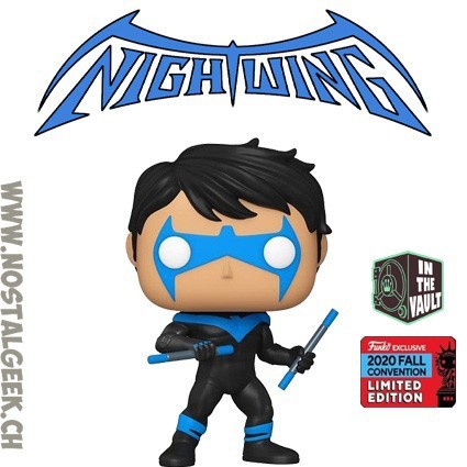 Funko Funko Pop N°364 NYCC 2020 DC Nightwing (Escrima Sticks) Vaulted Exclusive Vinyl Figure