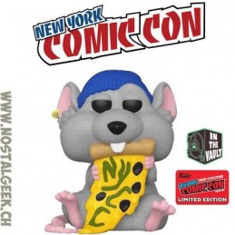 Funko Funko Pop N°54 Icons NYCC 2020 Pizza Rat (Blue Beanie) Vaulted Edition Limitée