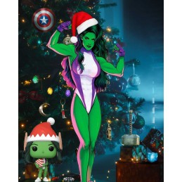 Funko Funko Pop N°1286 Marvel Holidays She-Hulk Ugly Sweater