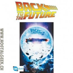 Retour vers le futur Poster Affiche film (91,5 x 61 cm) DeLorean volante