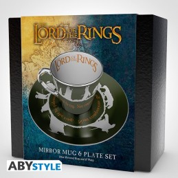 AbyStyle The Lord of the Rings Mirror mug & plate set Fellowship