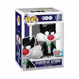 Funko Funko Pop N°1336 NYCC 2023 Looney Tunes X Harry Potter Sylvester Cat Slytherin Edition Limitée
