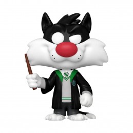 Funko Funko Pop N°1336 NYCC 2023 Looney Tunes X Harry Potter Sylvester Cat Slytherin Vaulted Edition Limitée