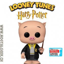 Funko Funko Pop N°1337 NYCC 2023 Looney Tunes X Harry Potter Porky Pig Hufflepuff Edition Limitée