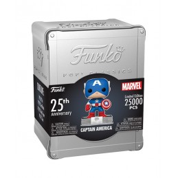 Funko Funko Pop N°06 NYCC 2023 Marvel Captain America Funko 25th Anniversary Edition Limitée