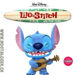 Funko Funko Pop N°1044 Disney Lilo et Stitch - Stitch with Ukulele Flocked Edition Limitée