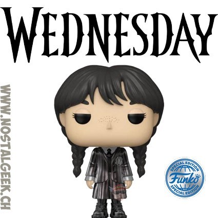 Funko Funko Pop N°1311 Wednesday Addams in School Uniform (Metallic) Edition Limitée