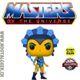 Funko Pop Retro Toys Masters of The Universe (MOTU) Evil-Lyn Phosphorescent Edition Limitée