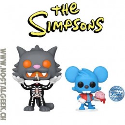 Funko Pop N°1267 The Simpsons Itchy and Scratchy 2-pack Exclusive Vinyl Figure