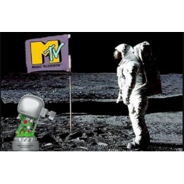 Funko Funko Pop N°201 Ad Icons MTV Moon Person (with flowers)