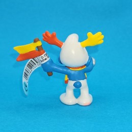 Schleich The Smurfs- Smurf Supporter Football second hand Figure (Loose)