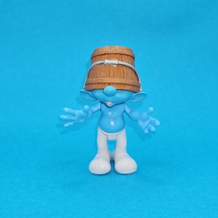 Schleich The Smurfs - Smurf bucket of water second hand Figure (Loose)