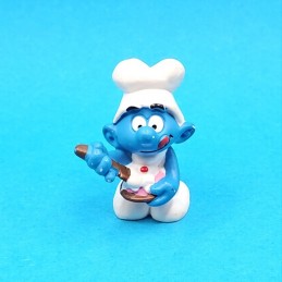 Schleich The Smurfs Cook Smurf cake second hand Figure (Loose)