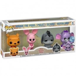 Funko Funko Pop Disney Winnie l'ourson / Porcinet / Bourriquet / Efélant Diamond 4-Pack Edition Limitée