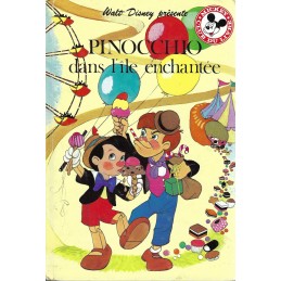 Mickey Club du livre Pinocchio dans l'île enchantée Livre d'occasion