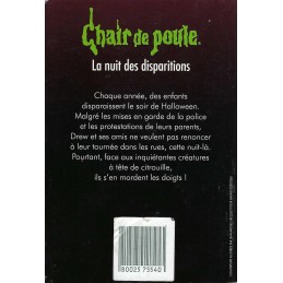 Chair de Poule La Nuit des disparitions Used book