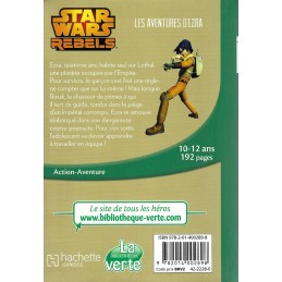 Bibliothèque Rose Star Wars Rebels Les Aventures d'Ezra Livre d'occasion Bibliothèque Verte