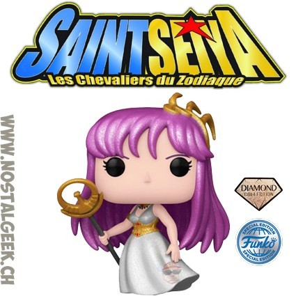 Funko Funko Pop N°1463 Les Chevaliers du Zodiaque (Saint Seiya) Saori Kido (Diamond) Edition Limitée