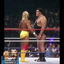 Funko Funko Pop WWE Wrestlemania 3 Hulk Hogan and Andre the Giant Exclusive Vinyl Figure