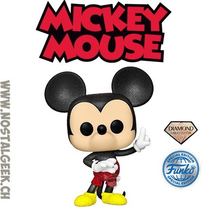 Funko Funko Pop N°1187 Disney Mickey Mouse Diamond Edition Limitée