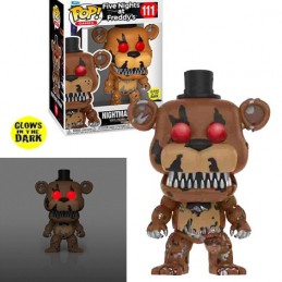 Funko Funko Pop N°111 Games Five Nights at Freddy’s Nightmare Freddy GITD Exclusive Vinyl Figure