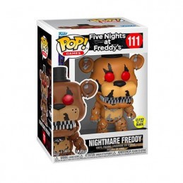 Funko Funko Pop N°111 Games Five Nights at Freddy’s Nightmare Freddy GITD Exclusive Vinyl Figure