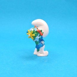 Schleich Schlumpfen Blumenstrauß gebrauchte Figur (Loose) Schleich
