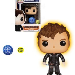 Funko Funko Pop N°319 Doctor Who Tenth Doctor Regeneration Phosphorescent Vaulted Edition Limitée