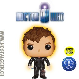 Funko Funko Pop N°319 Doctor Who Tenth Doctor Regeneration Phosphorescent Vaulted Edition Limitée