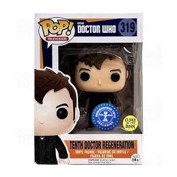 Funko Funko Pop N°319 Doctor Who Tenth Doctor Regeneration Phosphorescent Vaulted Edition Limitée