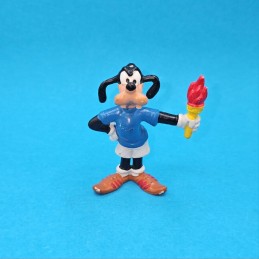 Bully Disney Super Goofy Olympic flame second hand figure (Loose)