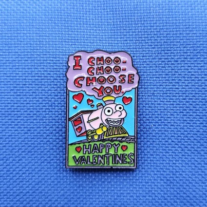 Simpsons Happy Valentines gebrauchte Pin (Loose)