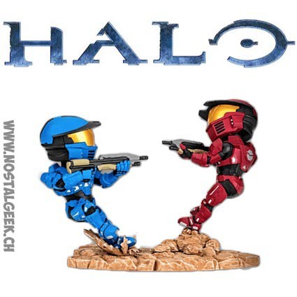 Halo Icons Red Vs Blue Screen Shots Spartan War Zone Figure