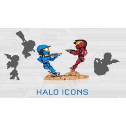 Halo Icons Red Vs Blue Screen Shots Spartan War Zone Figure