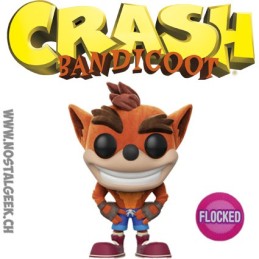 Funko Pop Games Crash Bandicoot Flocked Limited Vinyl Figure