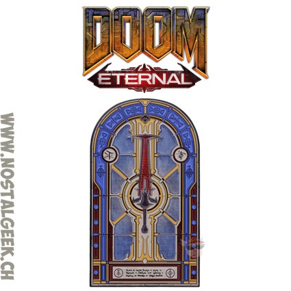 Doom Eternal Lingot Crucible Sword Stained Glass Edition Limitée