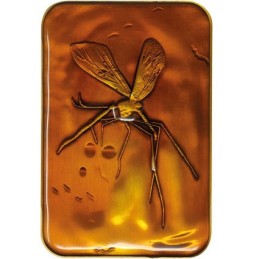Jurassic Park Mosquito in Amber Metal Ingot Limited Edition