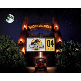 Jurassic Park Replik 1/1 Platte Dennis Nedry