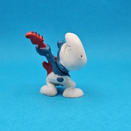 Schleich Schtroumpfs Schtroumpf Guitariste 1977 Figurine d'occasion (Loose)
