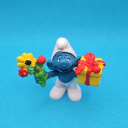 Schleich Schtroumpf Fleurs et cadeau Figurine d'occasion (Loose)