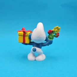 Schleich The Smurfs Smurf Flowers and gift second hand Figure (Loose)