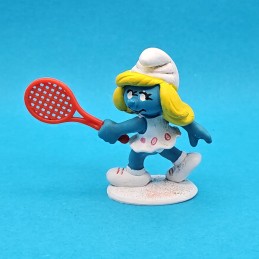 Schleich The Smurfs - Smurfette Tennis 1981 second hand Figure (Loose)