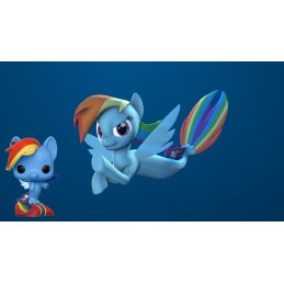 Funko Funko Pop My Little Pony Rainbow Dash Sea Pony Vaulted