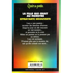 Chair de Poule La Fille qui criait au monstre Livre d'occasion